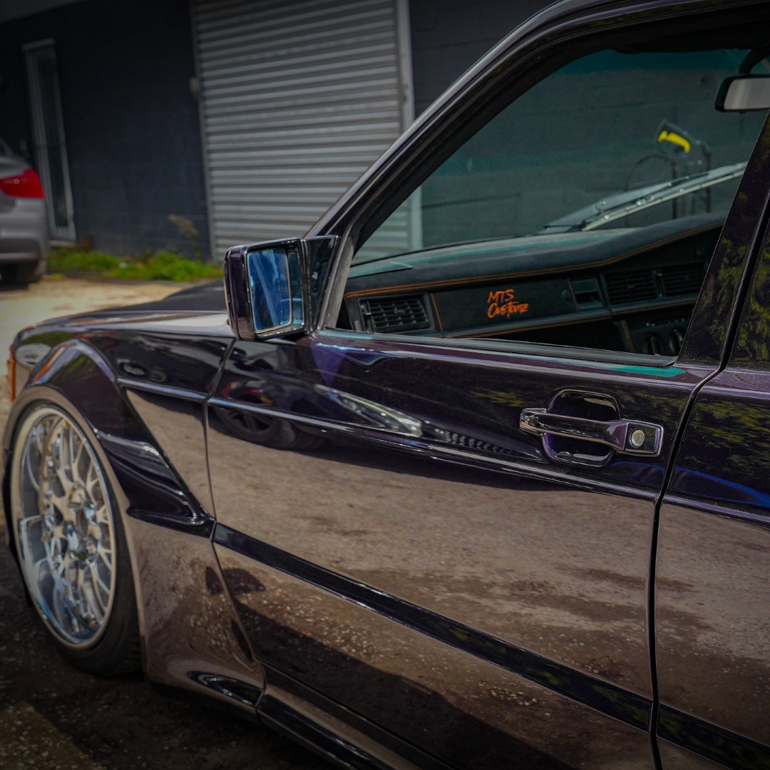 Custom leather vehicle interior detailing