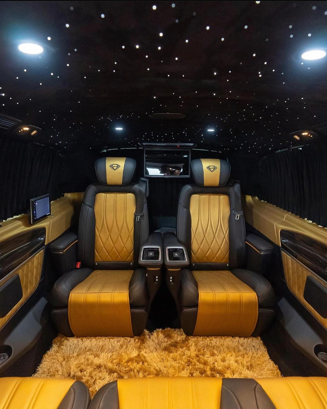 Custom leather vehicle interior detailing